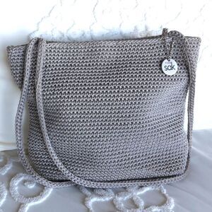 The Sak -Double Woven Macrame Crochet Shoulder Bag